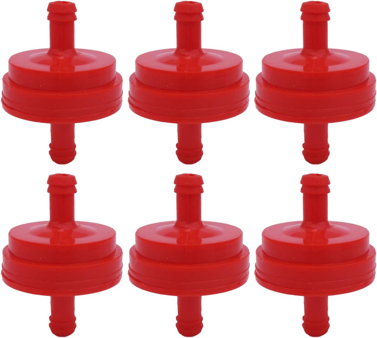 Inline Gas Fuel Filter 42-5240 56-6360 for Toro / 298090 298090S for Briggs Stratton / AM107314 LG298090 LG298090S PT4265 for John Deere Lawn Mower, 150 Micron, 1/4" ID