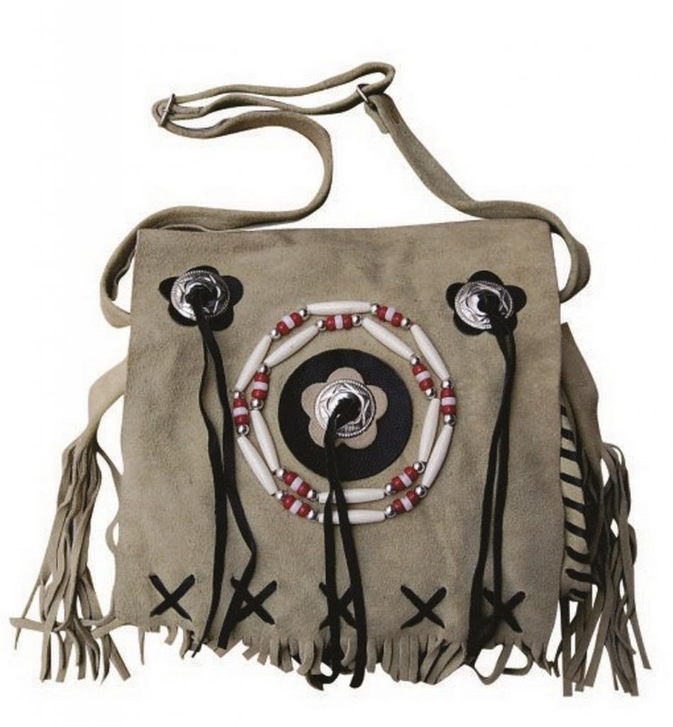 Allstate Leather Women's Western Style Handbag One Size Light Tan