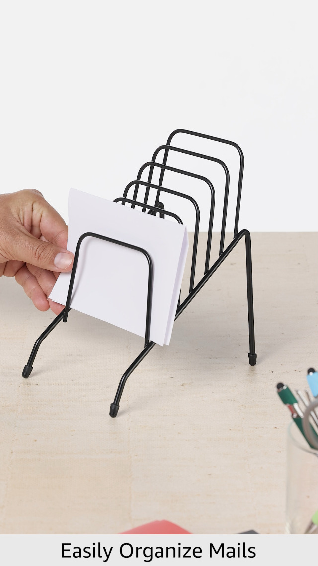 Amazon.com : Fellowes Step File Junior Wire Organizer Rack, 6