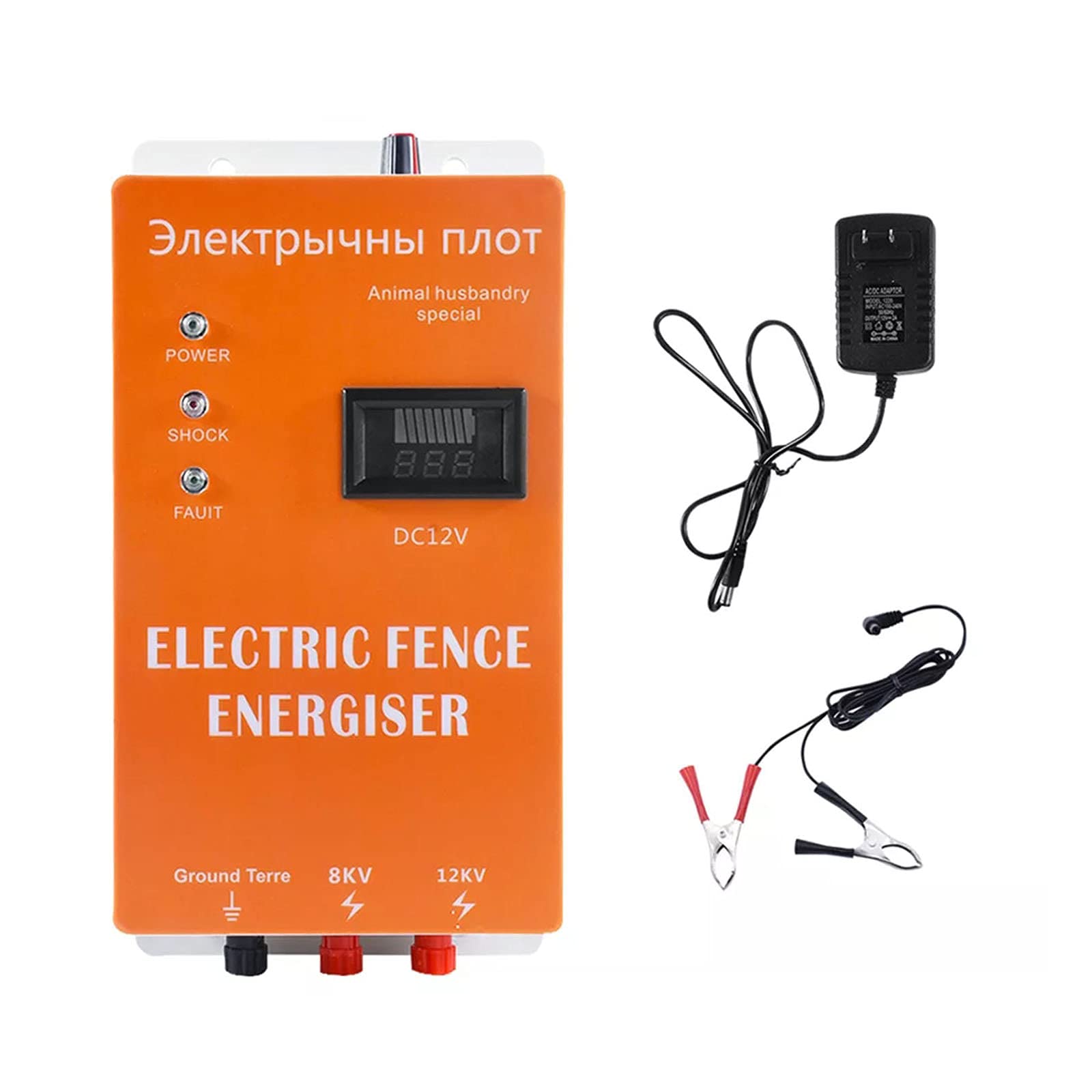 Buy MYXE Electric Fence Energizer High Voltage Pulse Controller Low
