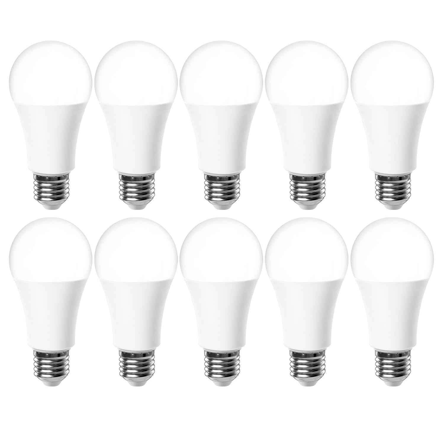 Tofisr E27 LED Lampadina Edison,12W,equivalenti a 120W,1200lm,Luce Bianca Fredda 6500K,Pacco da 10 ‎luce Bianca Fredda 6500k