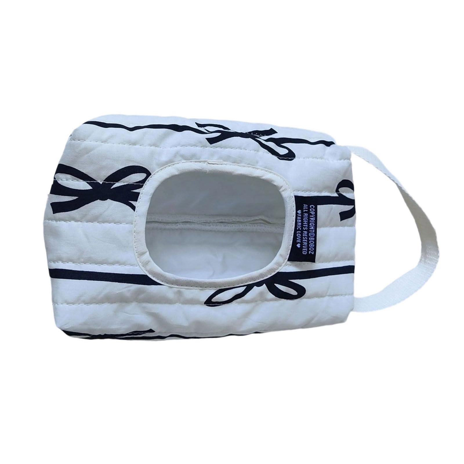 Jazuaiao Styles Quilted Cotton Wet Holder Tie Designs Sturdy Washable Small Container for Journey Accessories Storage for Tissues