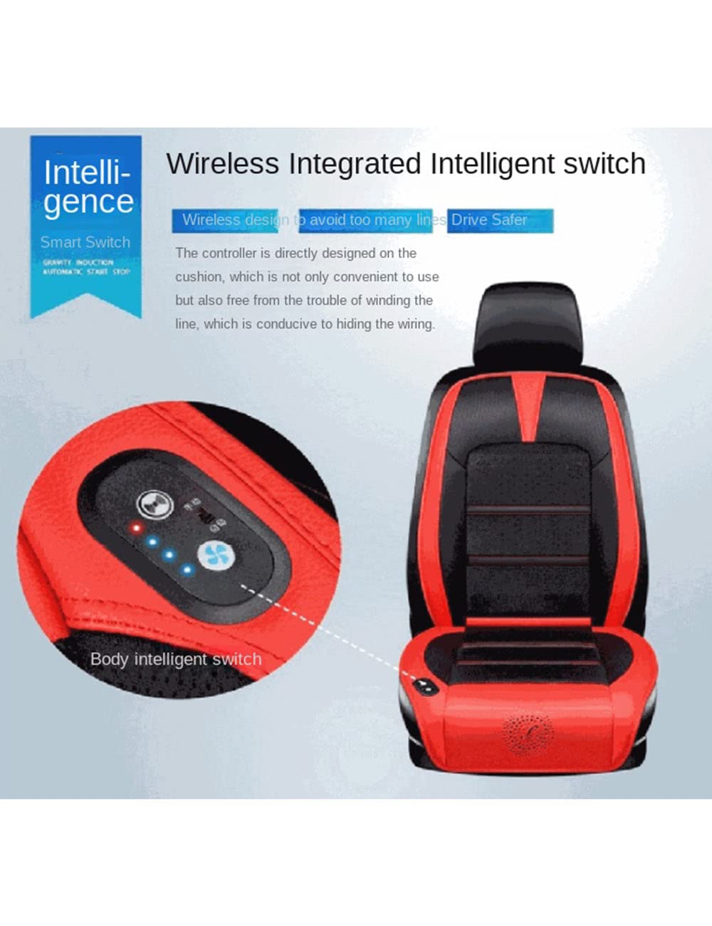 ICY Seat Auto Sitzkühlung - Mit Ventilatoren & Massage Für Kühlen Fahrkomfort