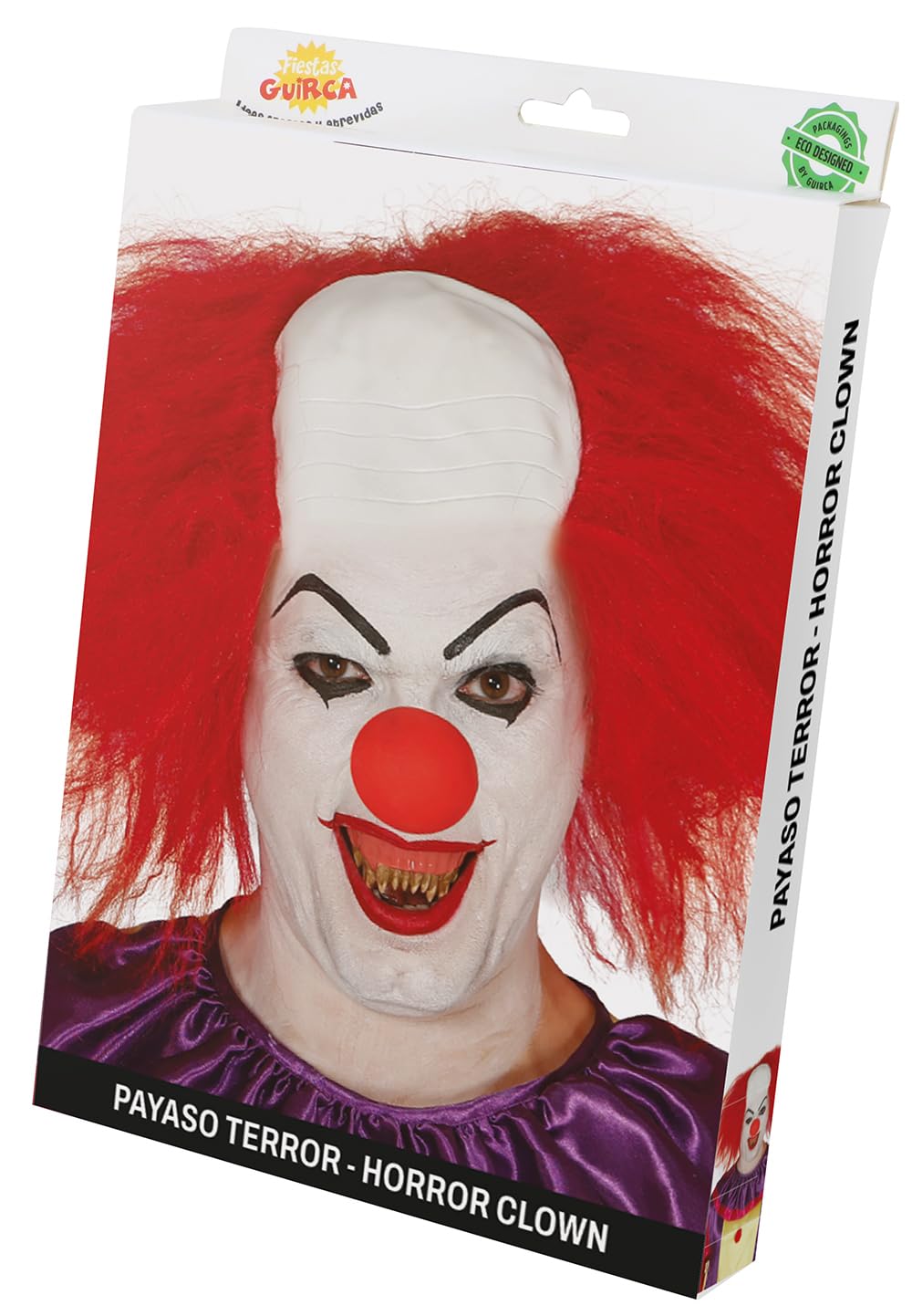 Licus Costume de clown d'Halloween pour hommes pour adultes pour carnaval, jeu de rôle, cosplay, spectacle de scène, fête (clown, taille XL