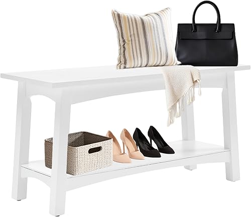 Alaterre Furniture Craftsbury - Banco de entrada de madera de 36 pulgadas de ancho