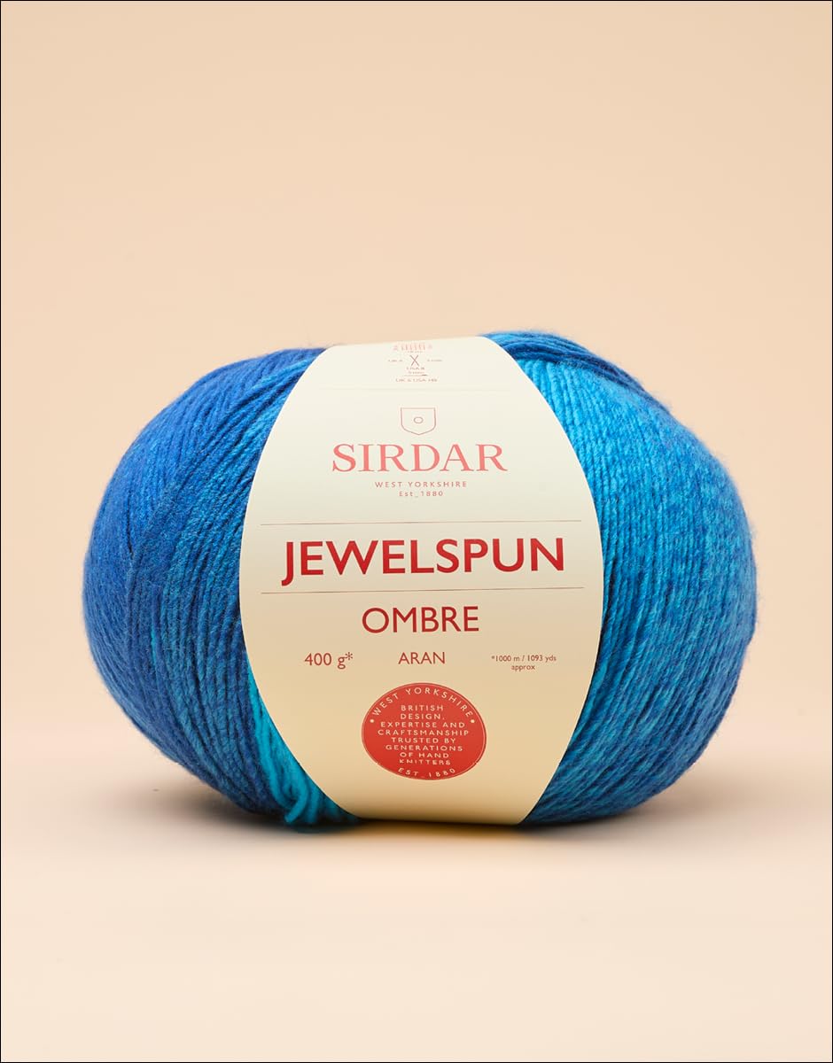 Sirdar Midnight Blues Jewelspun Ombre, 400G
