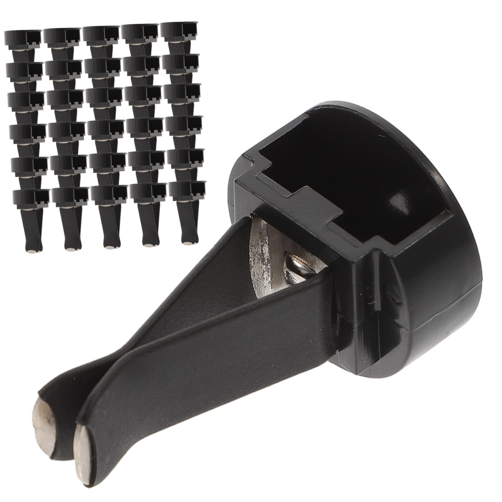 Cabilock 100pezzi Clip Per Bocchetta Aria Auto Clip Decorativa Per Bocchetta Aria Per Profumo Auto Installazione Facile Design Semplice Robusto e Solido Per Decorare