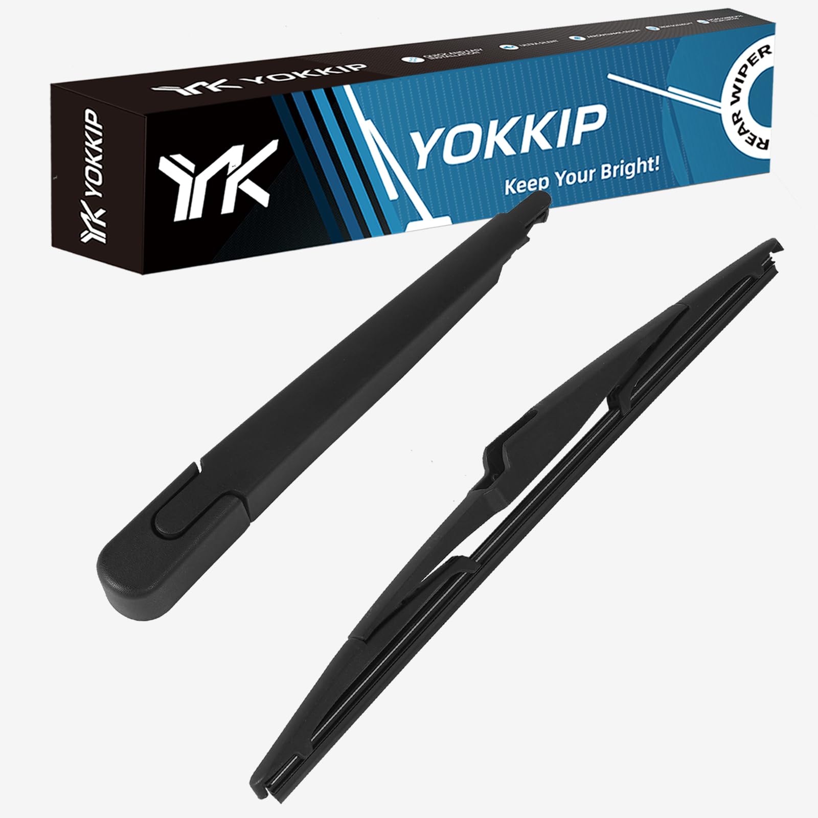 YOKKIPBack Windshield Wiper, Replacement for Kia Sorento 2016-2020, Sedona 2015-2021 Rear Window Wiper Arm Blade Cover Assembly All Season, OE:98811-3W100