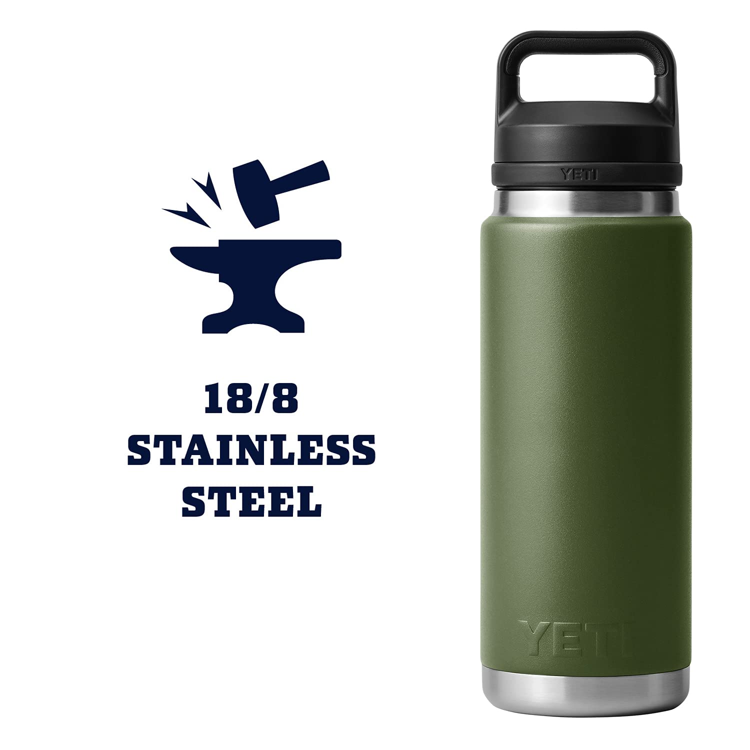 26 Oz Yeti Rambler Bottle Olive Green Yeti 26 Oz Rambler Shop