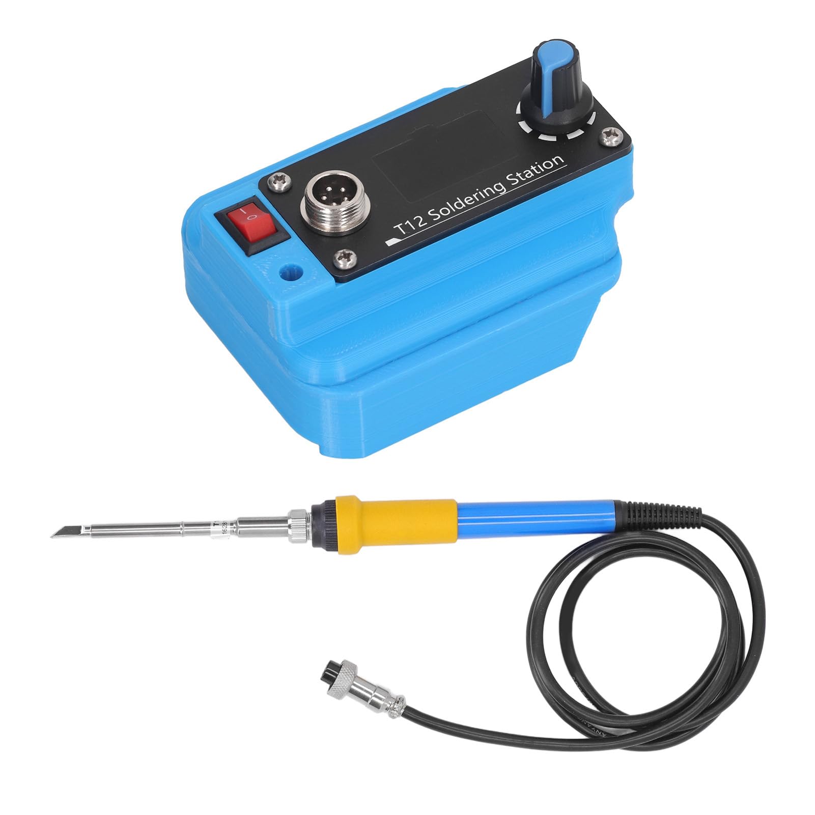 Cordless Soldering Station with Handle and Tip 0.96in Digital Display Electric Soldering Iron Kit 18V 72W