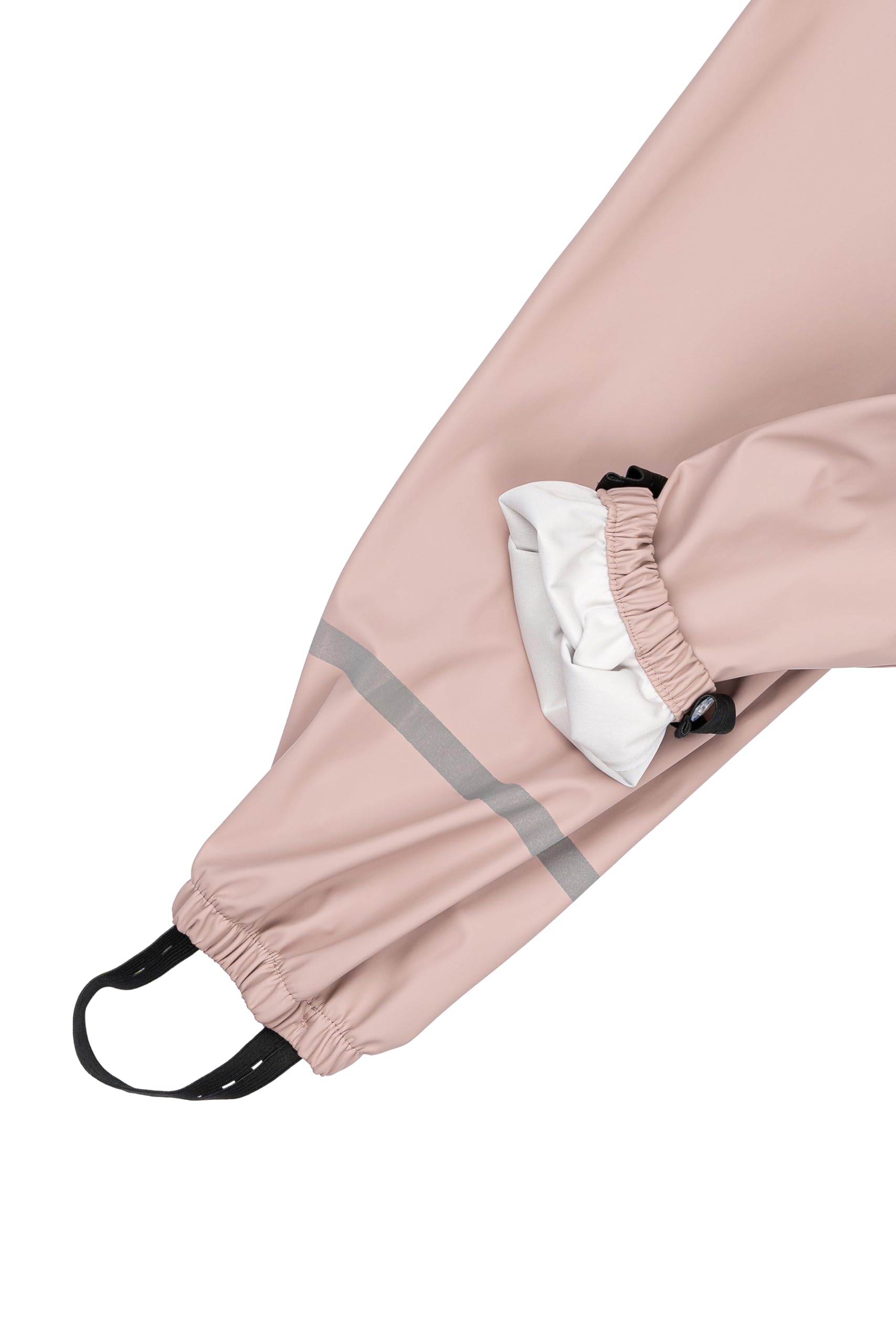 Mikk-line Pantalon de pluie bébé imperméable coupe-vent avec bretelles réglables