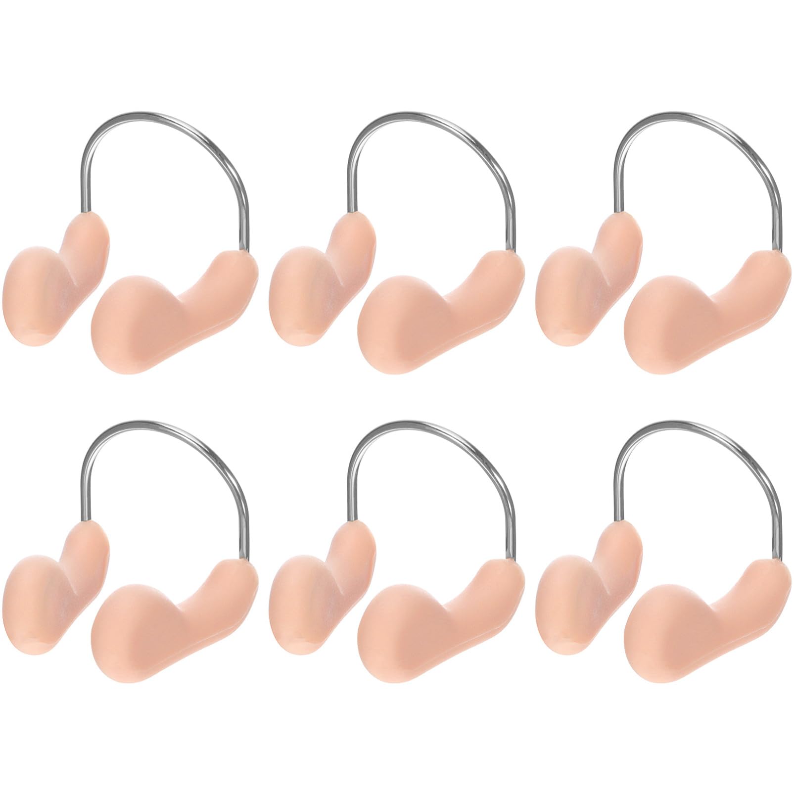 UKCOCO Clip De Nariz De Natación Nadadores Tapones Nasales para para Nadar De La Nariz De Natación Tapón Nasal De Natación Bucear Protección Beige