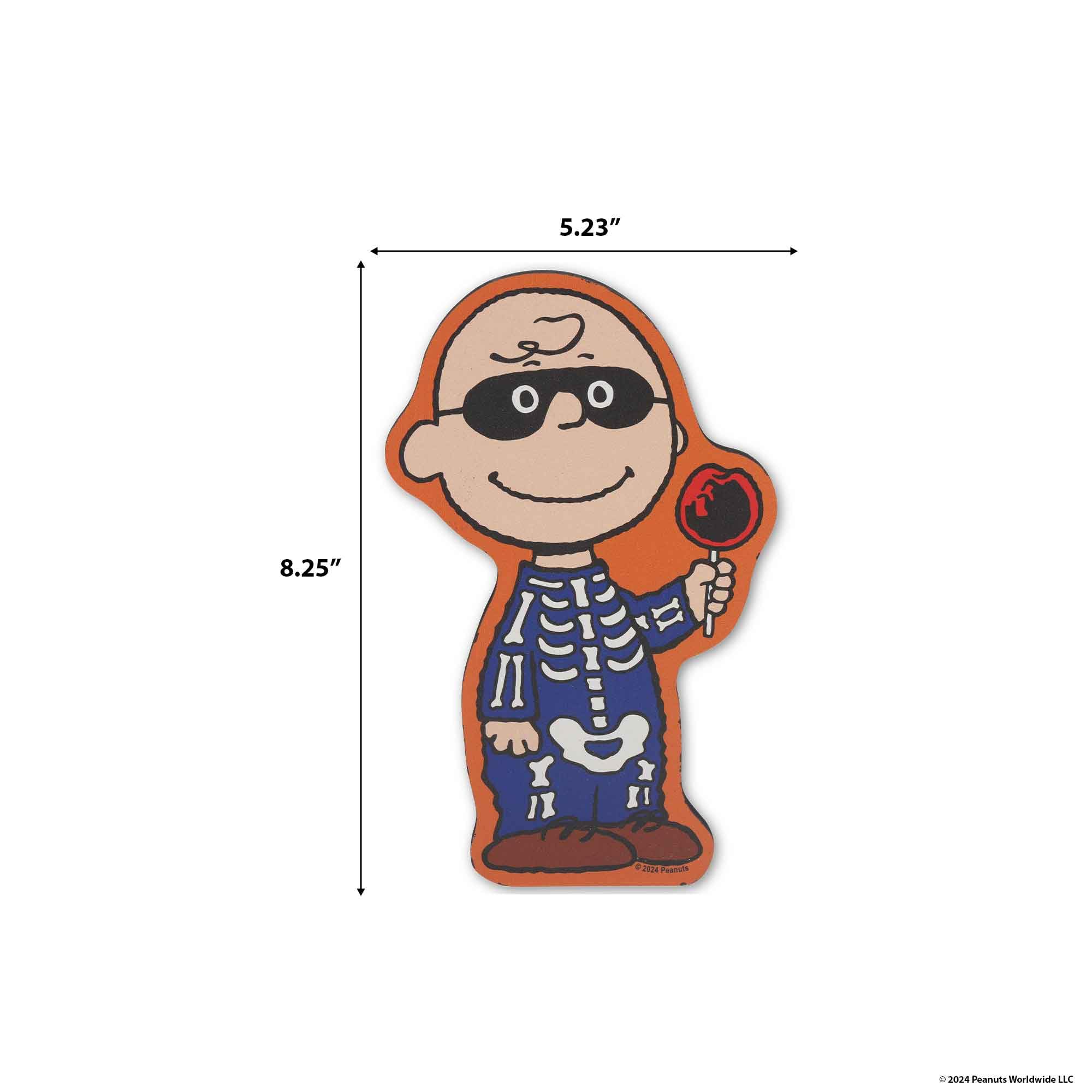 Amazon.com: Open Road Brands Peanuts Charlie Brown Skeleton Shelf