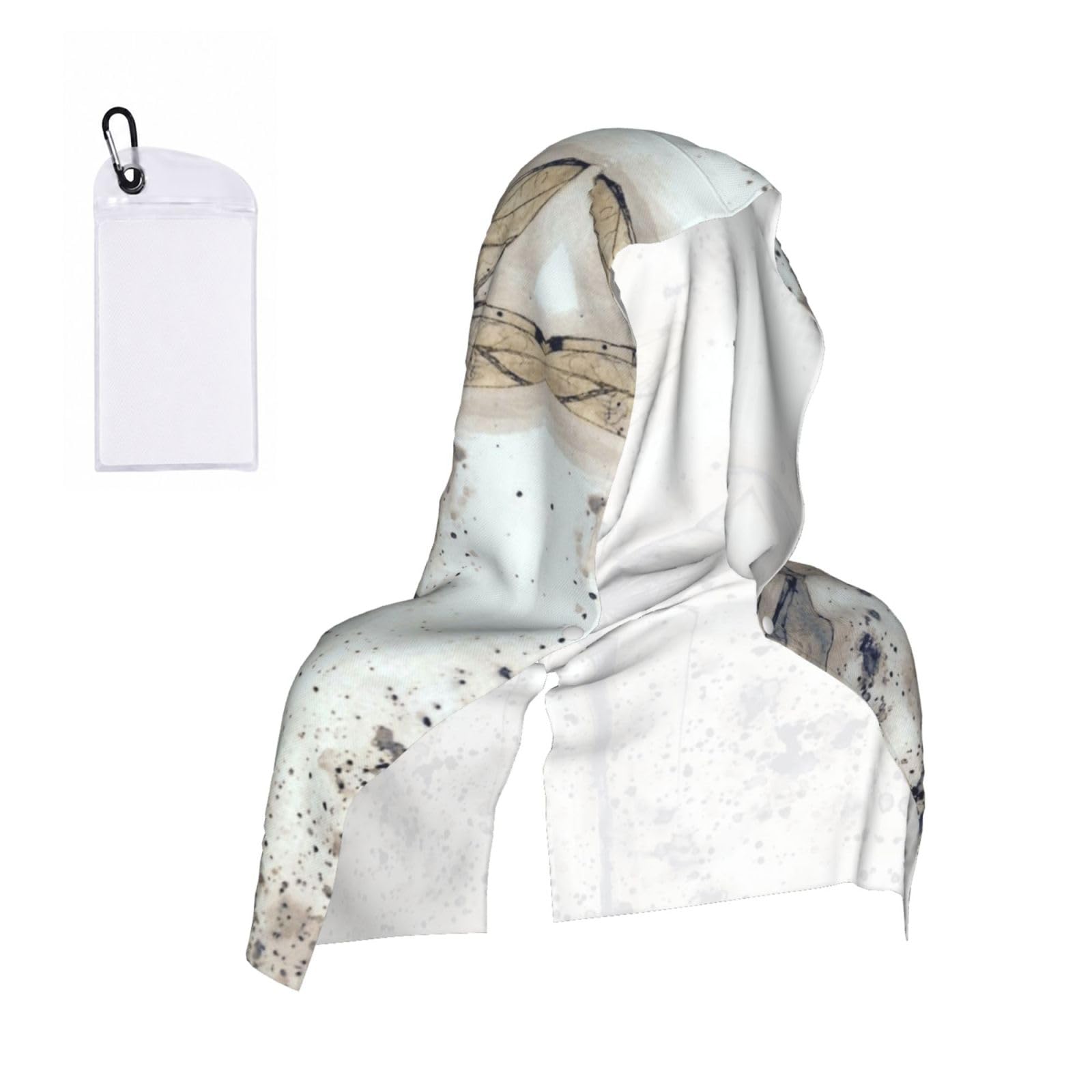 ESNAIUVCD Modern Dragonfly Print Multifunctional Cooling Hoodie Bandana Portable Sweat Absorbing Design For Beach Workouts Exercise Heat Relief Accessories