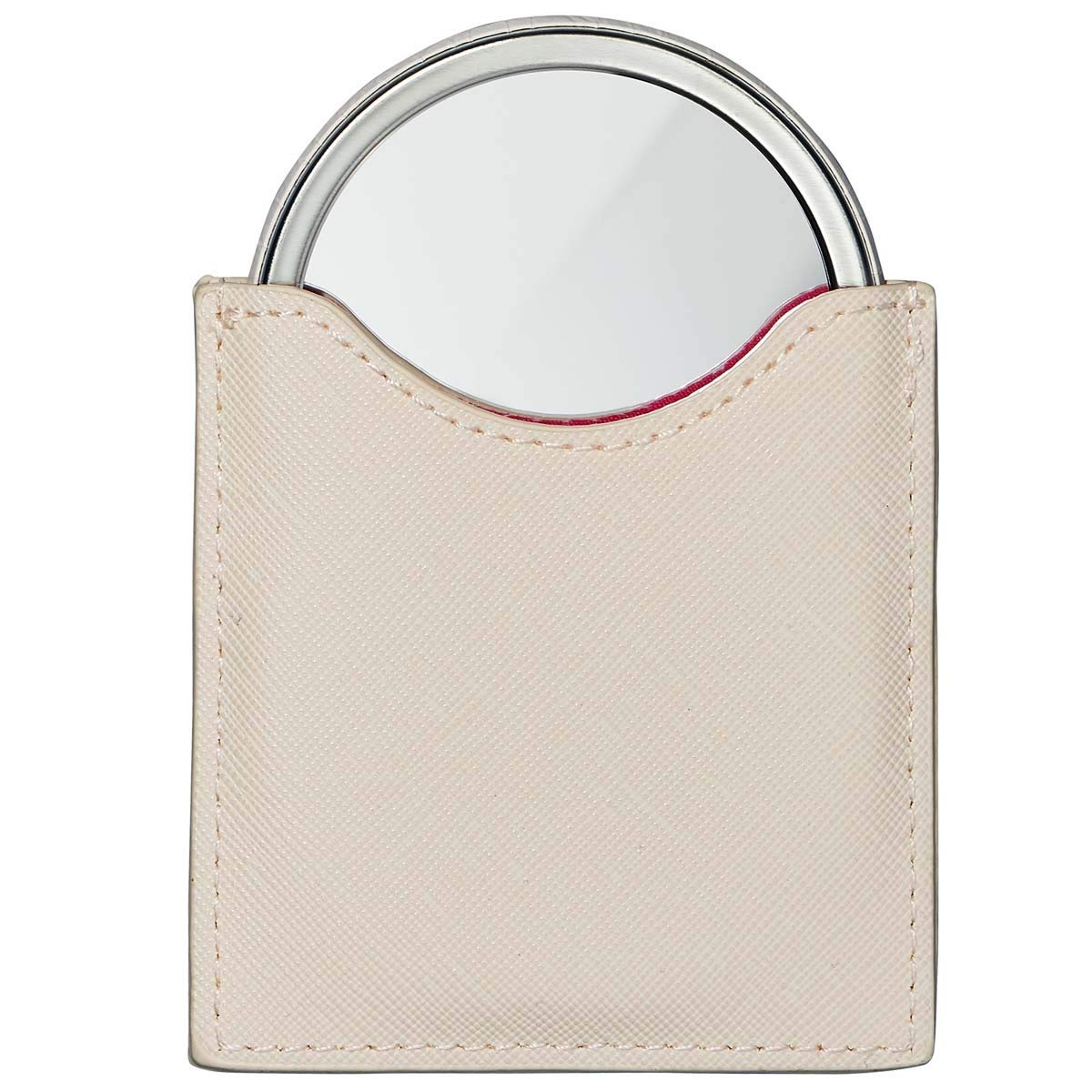 Toga Draeger Taschenspiegel – Rund, Mit Etui, 8,5x8 Cm, Personalisierbar