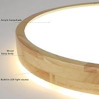 YYUTLUO LED Mennyezeti Lámpa Fa 40cm, Dimmelhető Távirányítóval, 2700-6500K 6