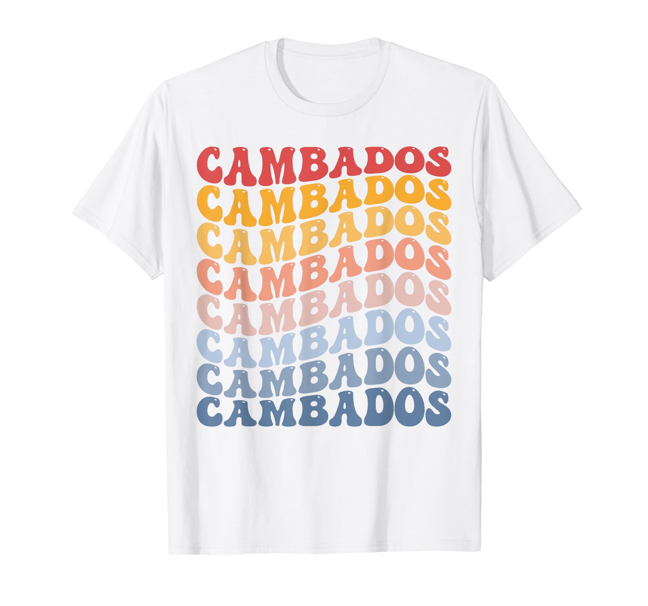 Cambados City Groovy Retro T-Shirt