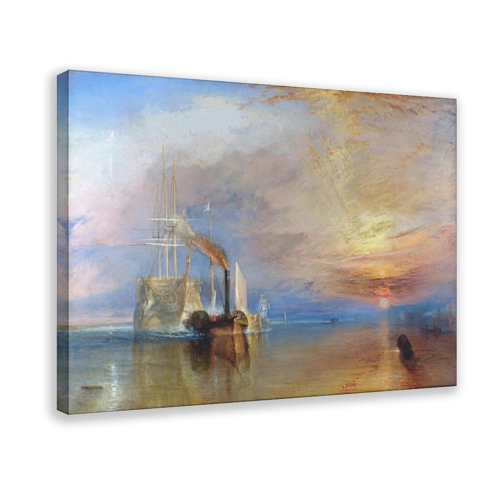 The Fighting Temeraire Turner impression sur toile premium avec cadre de 61cm - 8
