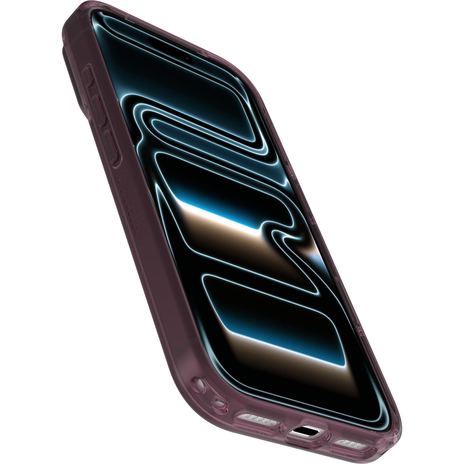 OtterBox Symmetry Series Clear MagSafe doorzichtige hoes voor iPhone 17, schokbestendig, valbestendig, dunne beschermende hoes, 3x getest volgens militaire standaard, Transparant/Roze