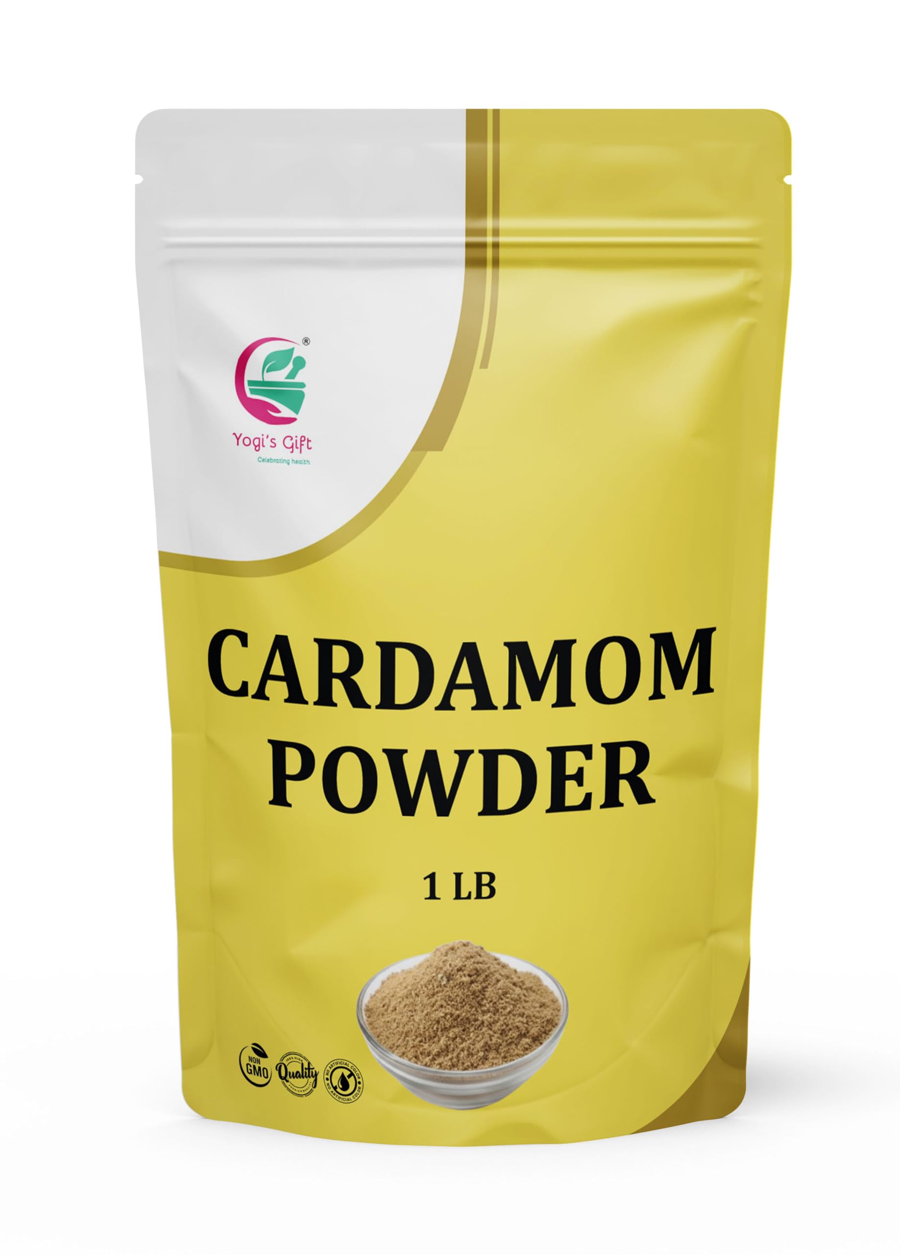 Ground Cardamom Powder 1 LB (16 oz) – Aromatic & Premium Quality | Perfect for Baking, Coffee, Tea & Curries | aka Elaichi, Cardamon | By Yogi’s Gift®