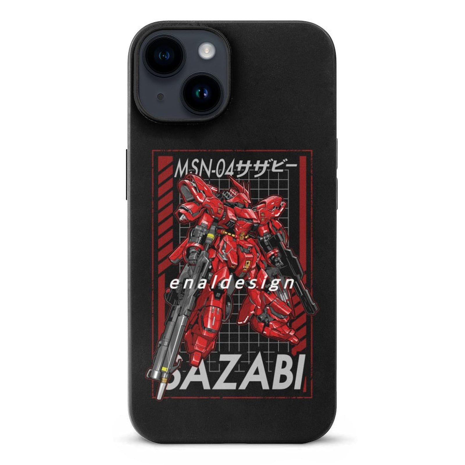 極美品　「MSN-04FF サザビー」 iPhone 15ProMax ケース Amazon.co.jp: 【iPhone15 ケース】 ネオ ジオンガンダム シャア