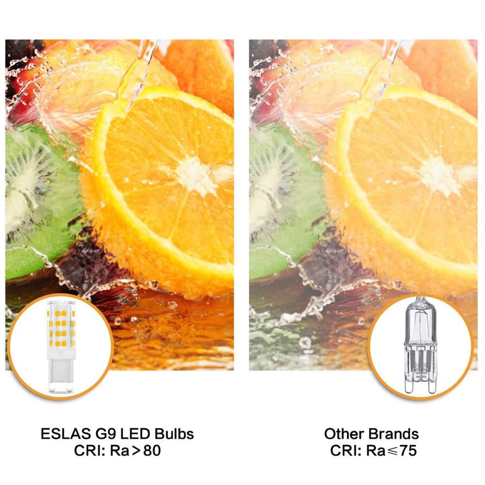 Bombilla LED G9 regulable 10 W equivalente a bombillas halógenas 100 W, cálido 3000 K, bombillas LED con casquillo G9, sin parpadeo, 1000 lm, paquete 3