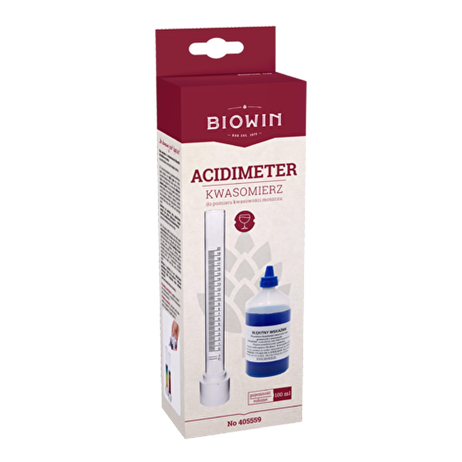 AlcoFermBrew Acidometer - acid testing kit - Wine Acidometer for Determining the Acid Content in Wine