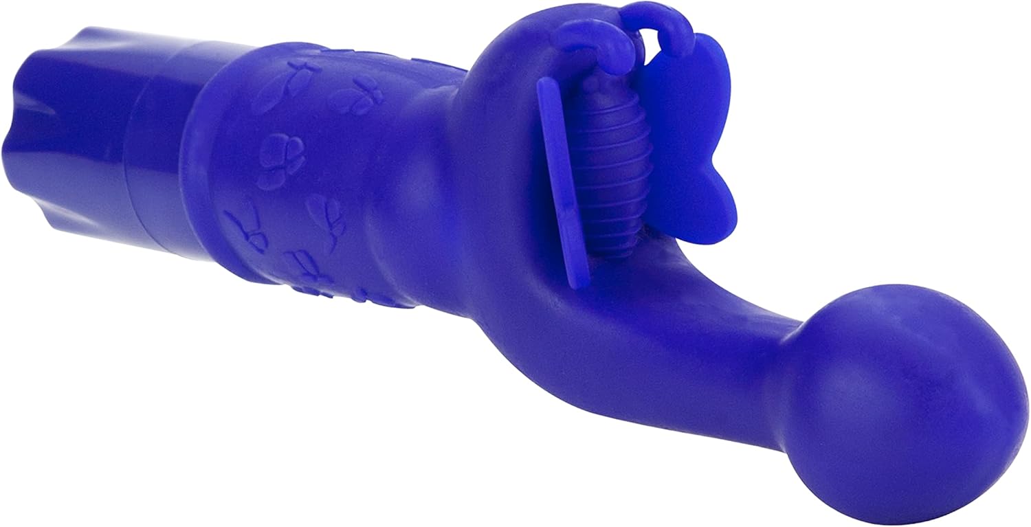 CalExotics Novelties Silicone Butterfly Kiss, Purple, 0.28 Pound