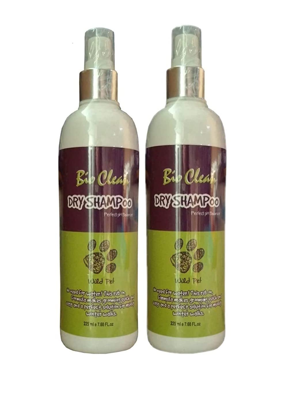 Pet Needs Wild Pet Dog Pet Dry Shampoo-225ml-Pack of 2 Bottle (B0BGMDX42J) Amazon Price History, Amazon Price Tracker