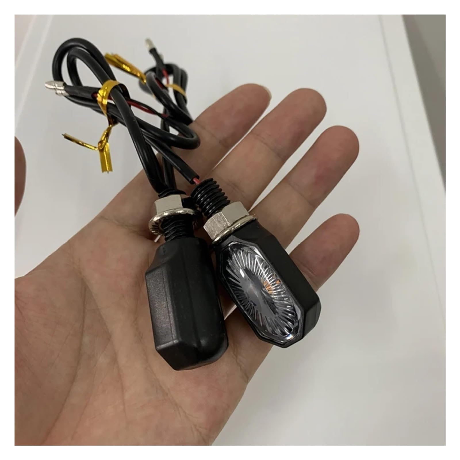 Indicatore di direzione Moto per Hyosung Moto Indicatore di Direzione Anteriore Posteriore Indicatori Motocicletta 12V 10mm(4 PCS)