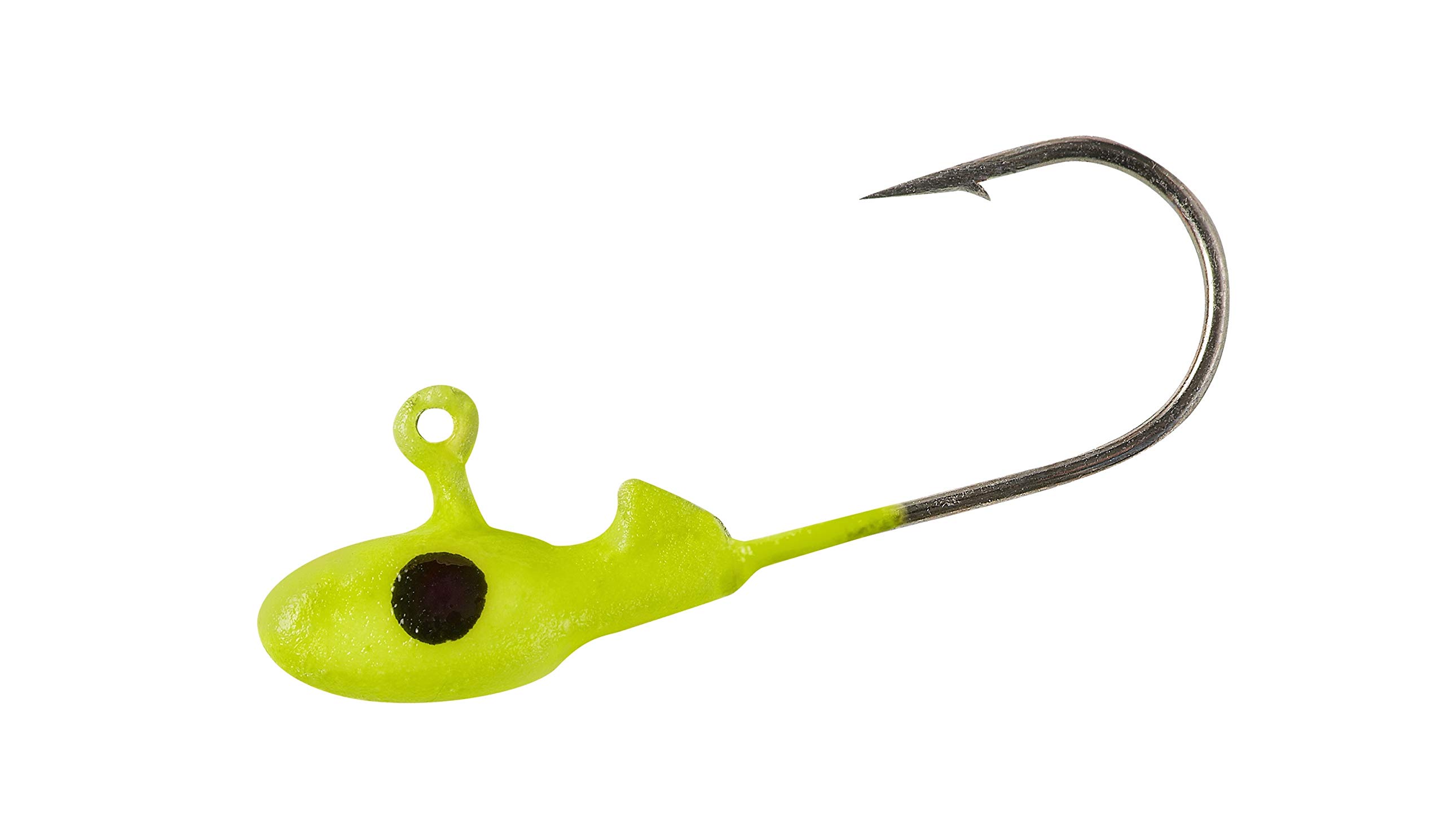Mo' Glo Glow-in-The-Dark Jig Heads for Soft Plastic Crappie Fishing Baits, Pack of 10