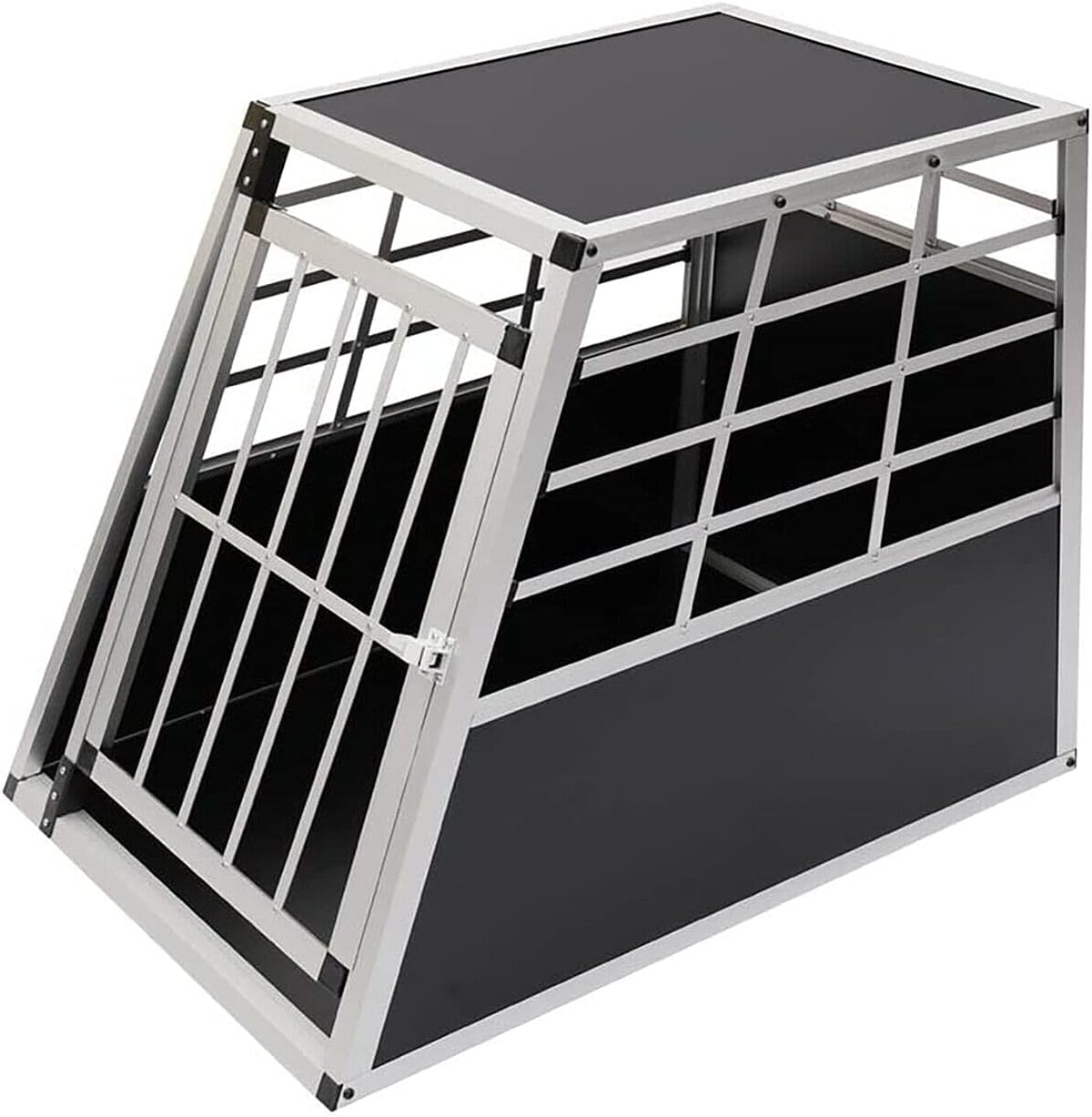 Chameleon Lightweight Aluminium Pet Car Travel Crate for Dog in Transport (Small Single Door)