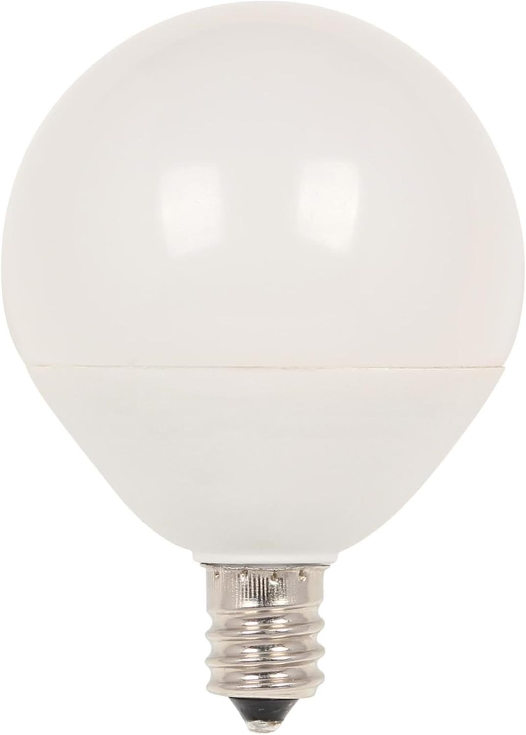 Westinghouse 4513100 60-Watt Equivalent G16-1/2 Dimmable Soft White LED Light Bulb with Candelabra Base