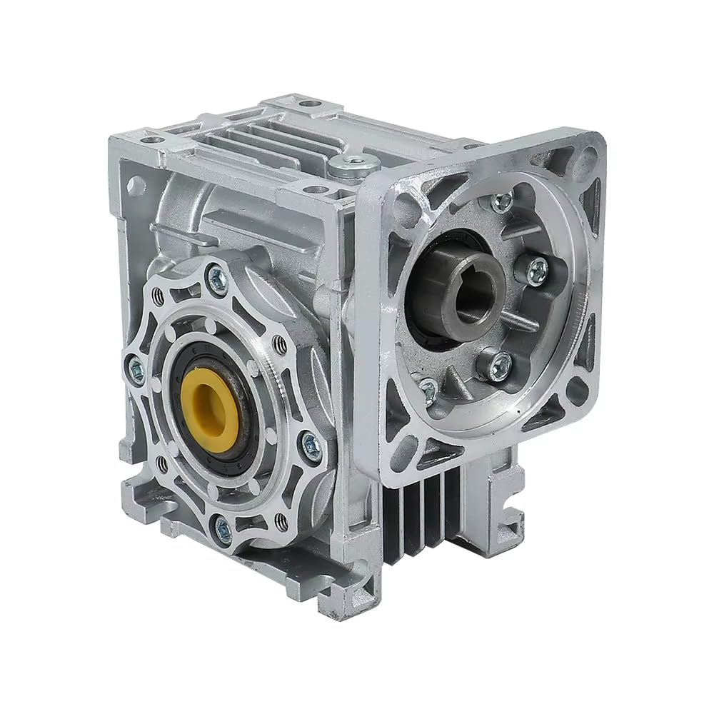 NMRV030 Schneckengetriebe Aluminium 5:1-80:1 Eingang 8mm/11mm Ausgang 14mm für Nema23 Motor