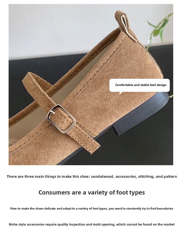 Wear-resistant and lightweight,French bow flat Mary Jane single shoes female Internet celebrity new 2025 spring with skirt shallow beanie shoes female3