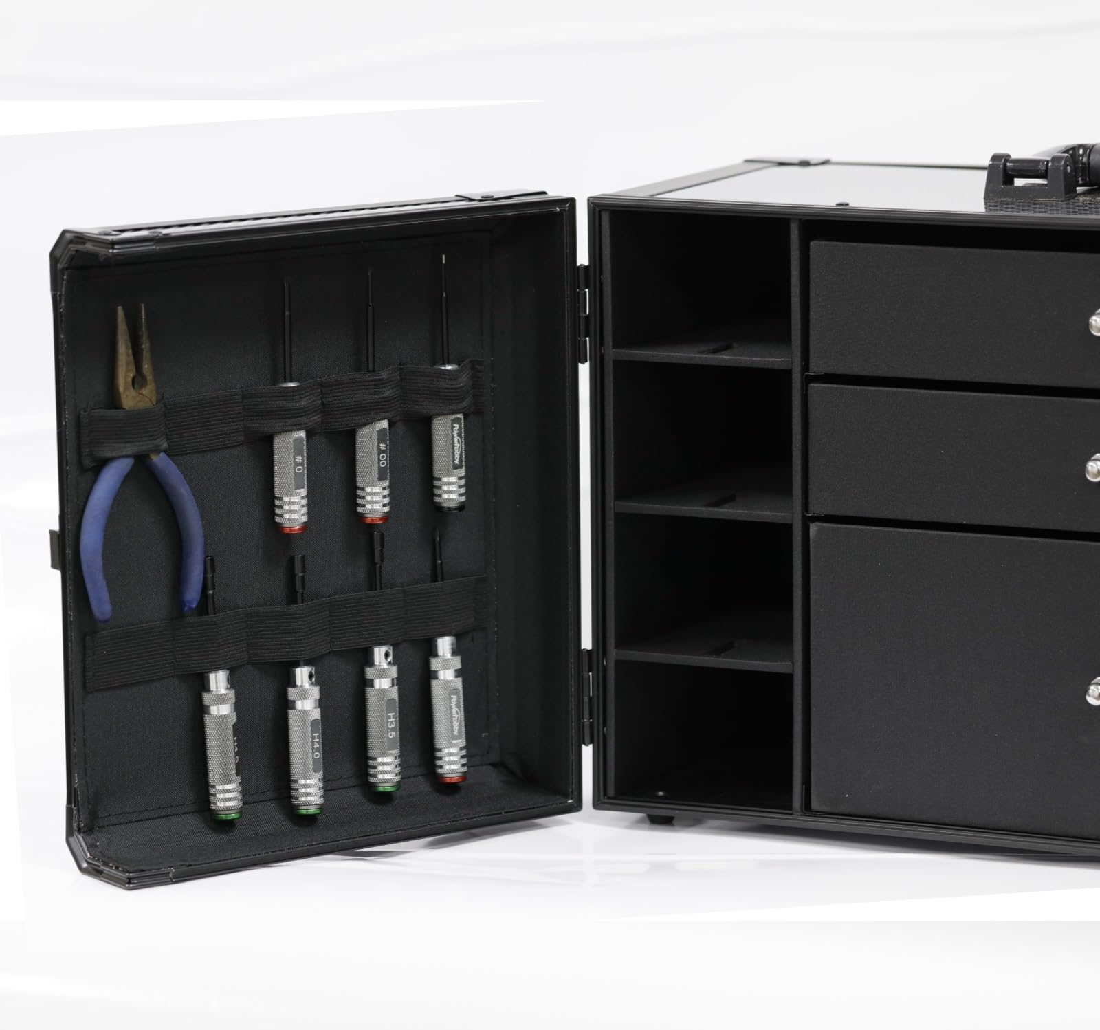 PowerHobby Kyosho Mini-Z 1/28 Car Pit Box Aluminum Case PitBox