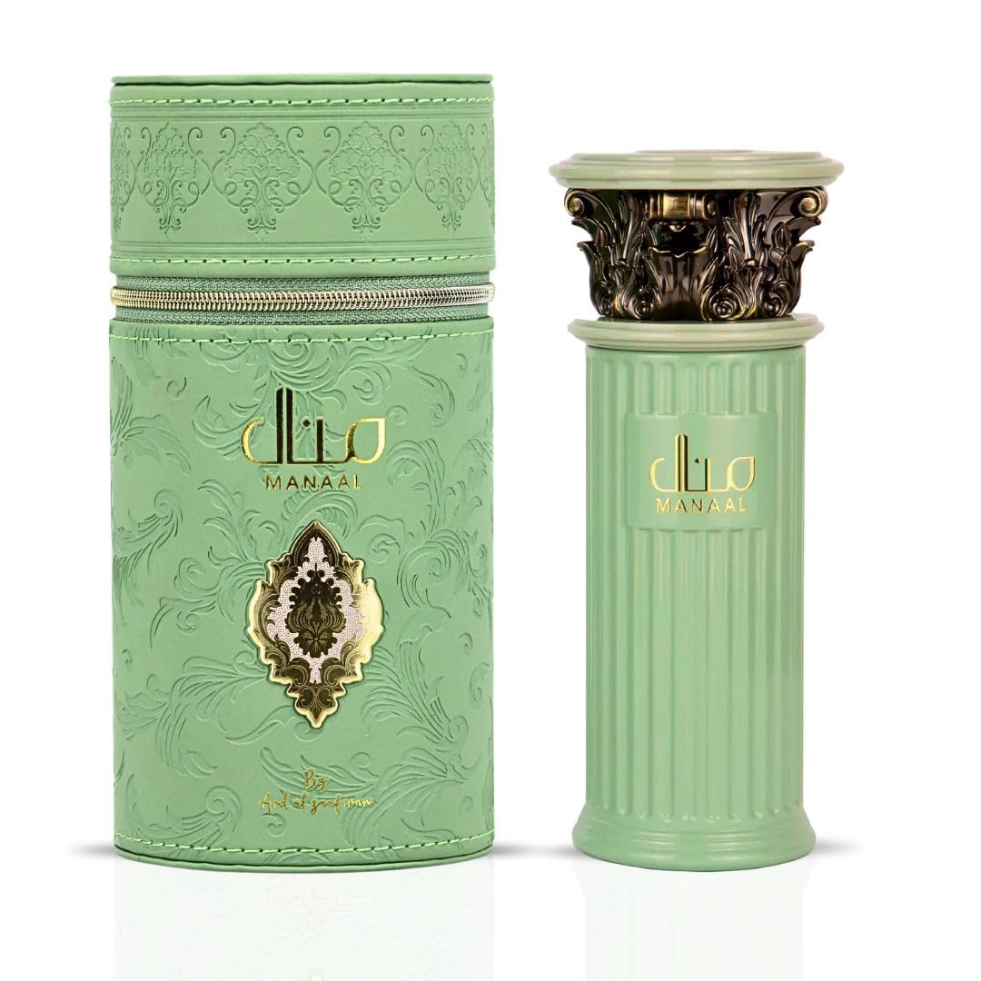 Ard al Zaafaran Manaal Eau De Parfum Spray 100 ML (3.4 OZ) Long Lasting Arabian Perfumes For Women - A Whimsical Symphony of Pistachio Cream & Vanilla Dreams, Ladies Perfume & Premium Gift for Women