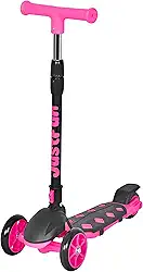 HOLTTER Patinete Infantil 3 Rodas Ajustável Dobrável Com Freio Traseiro Para Crianças, Meninos e Meninas