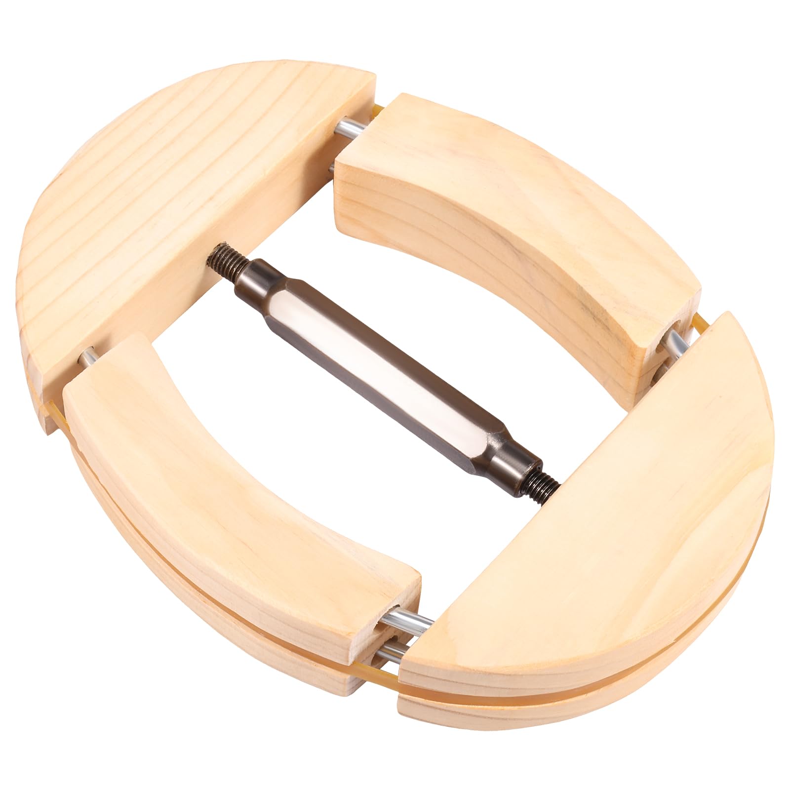 Nzwbshssp Men's Wood 4-Way Hat Stretcher For Cowboy Hats, Professional Hat Expander & Shaper, Adjustable Hat Jack Extender For Wo, Fits Fedora, Baseball Caps & Straw Hats, 55Cm To 64.5Cm Range