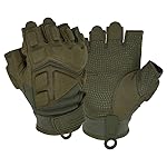 Seibertron Patented S.O.L.A.G 2.0 Half Finger Gloves - Durable Tactical Gloves for Outdoor Activities, Perfect for Sports and Adventure Army Green XS