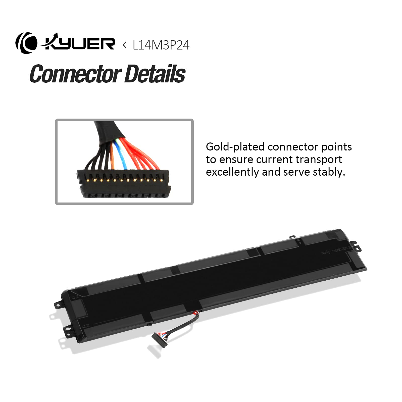 Accu voor Laptop Lenovo IdeaPad 700 / Type L14M3P24
