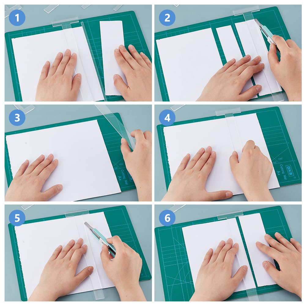 Kit Reliure Livre Album Main BENECREAT 10 Pcs Outils D'Espacement De Reliure Acrylique, Outils Fournitures De Reliure, Bord Droit Noir En Forme De T Pour La Fabrication De Livres Avec Structure à Kit Reliure Livre Album Main BENECREAT 10 Pcs Outils D'Espacement De Reliure Acrylique, Outils Fournitures De Reliure, Bord Droit Noir En Forme De T Pour La Fabrication De Livres Avec Structure à