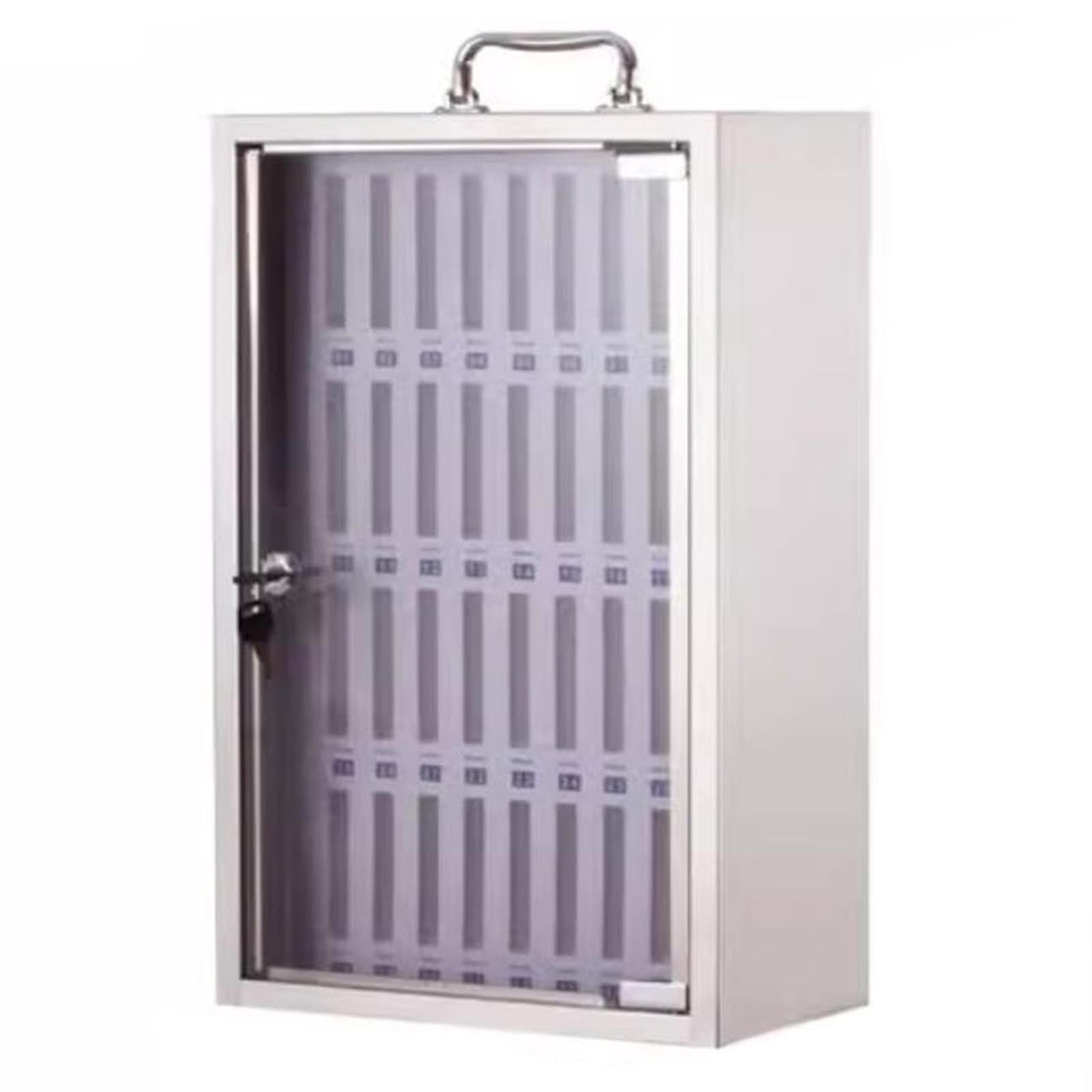 Scatola Organizer per Telefono Tavolo Porta Telefono A Parete Custodia per Telefono con Serratura unità di Archiviazione per Telefono da Ufficio E Scuola Contiene 12~60 Posizioni(24 Bits)