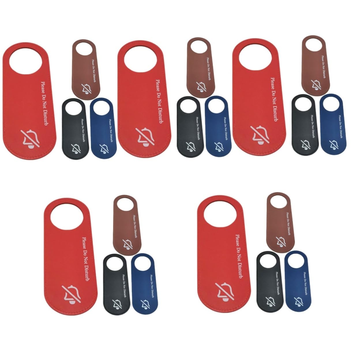 SHINEOFI 5 Series No Molestar Señal Door Seal Señal De Descanso De Signo De La Oficina Muro Condujo es Para Puertas De Oficina De Puerta No Molestar 4 Piezas X 5