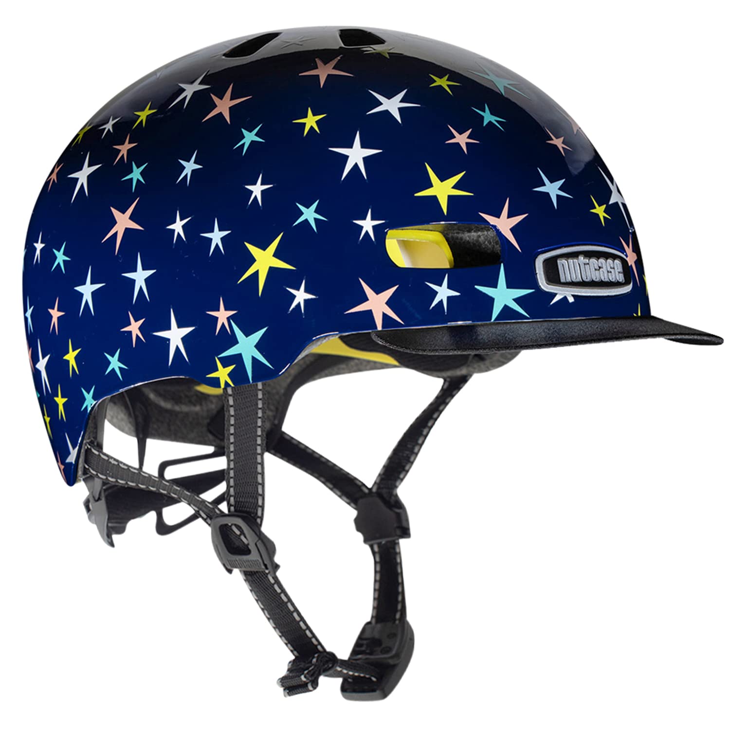 Nutcase Little Nutty-Stars Are Born Jugendhelm, Unisex, Mehrfarbig, XS Sport & Freizeit