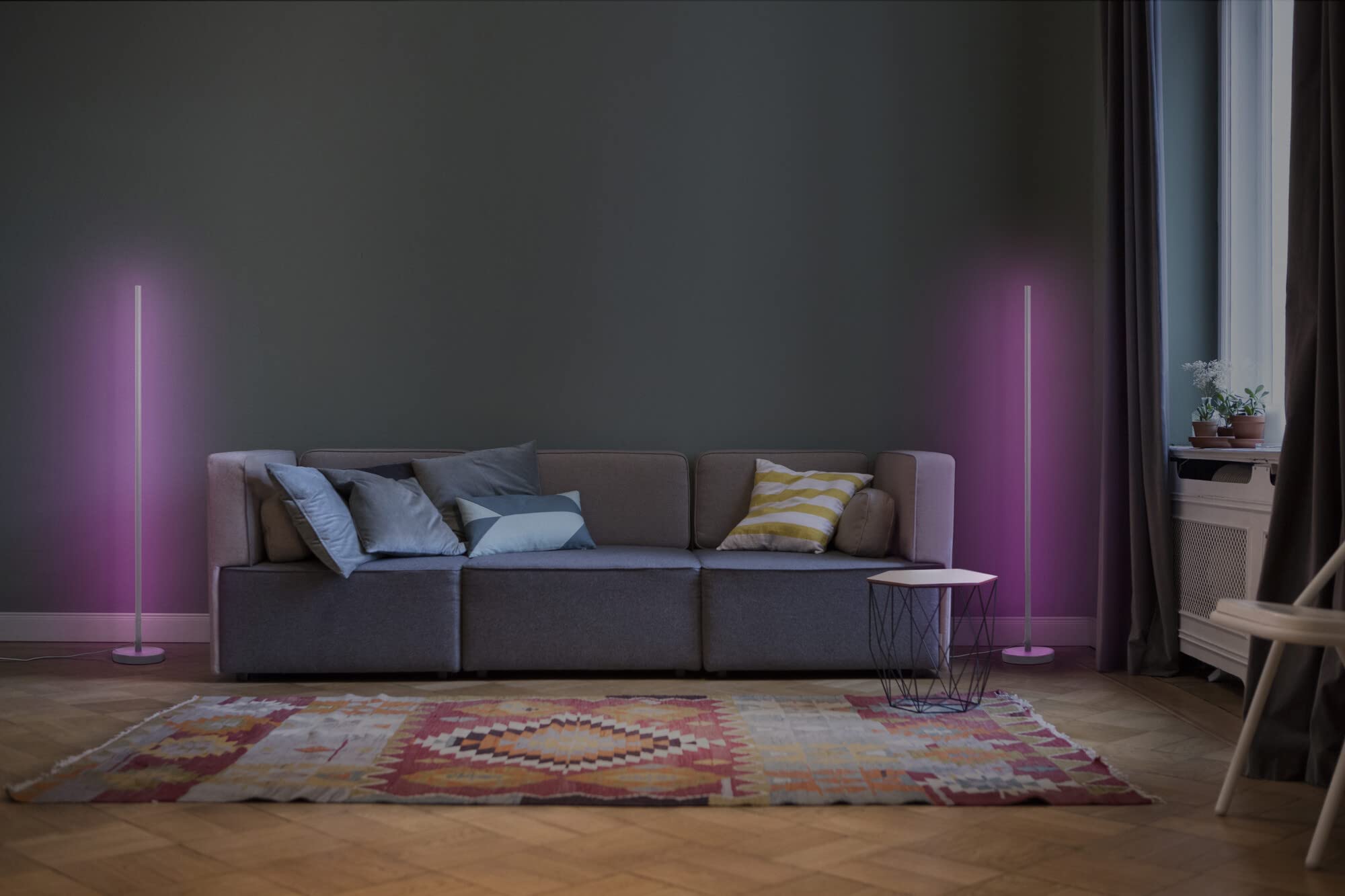 LEDVANCE Lampadaire LED D'angle SMART+ WIFI,200cm,blanc,20W,1710lm