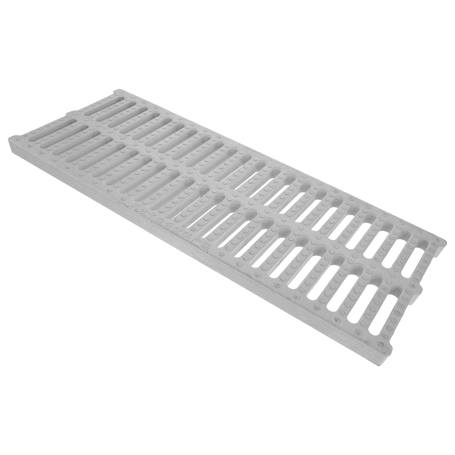 Couvercle de caniveau 50 x 20 cm drainage extérieur terrasse et allée en polymère