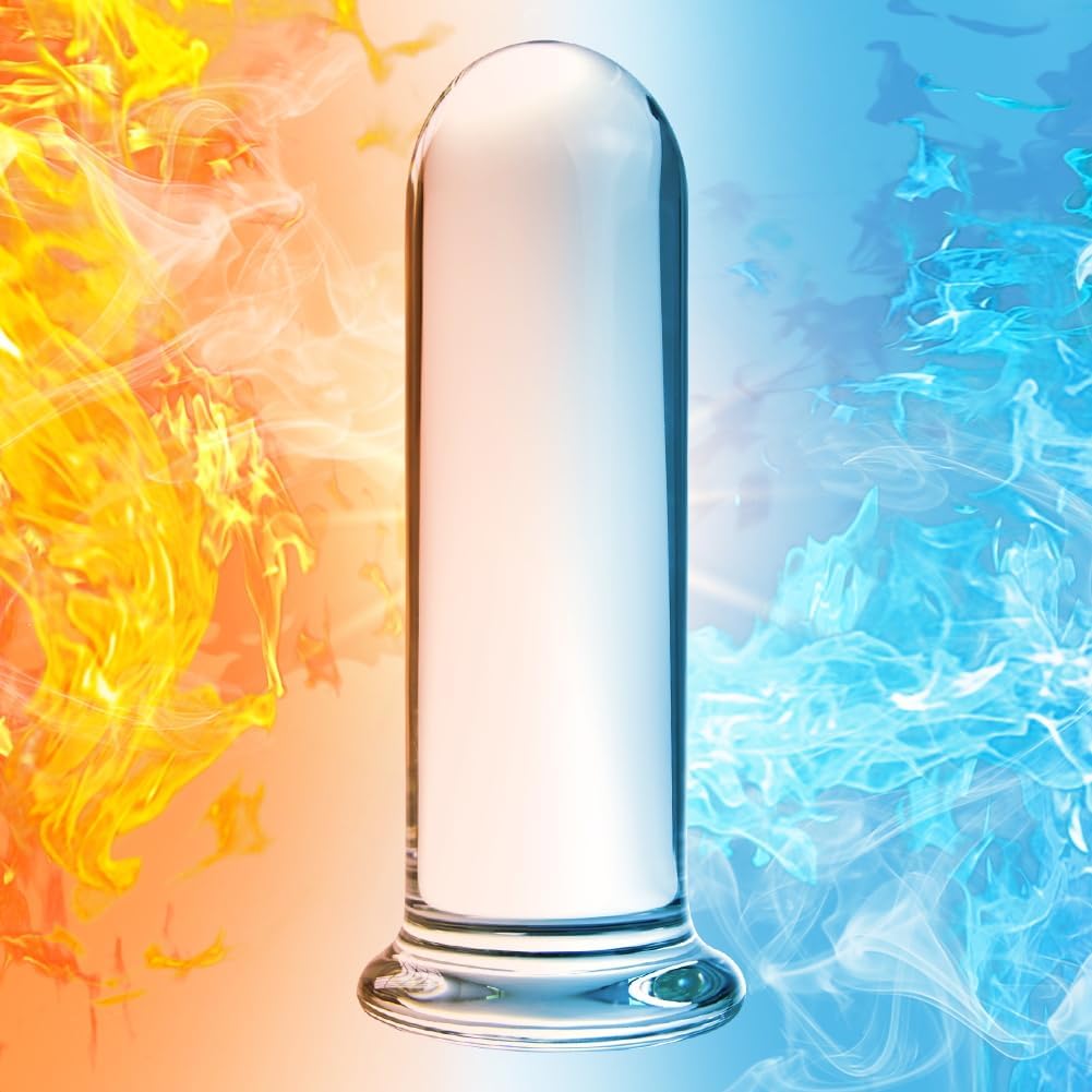 FST arge Butt Plug Big Crystal Dildo G spot Stimulator Sex Pleasure Wand for Women Men Adult Products Masturbation Glass Dildo