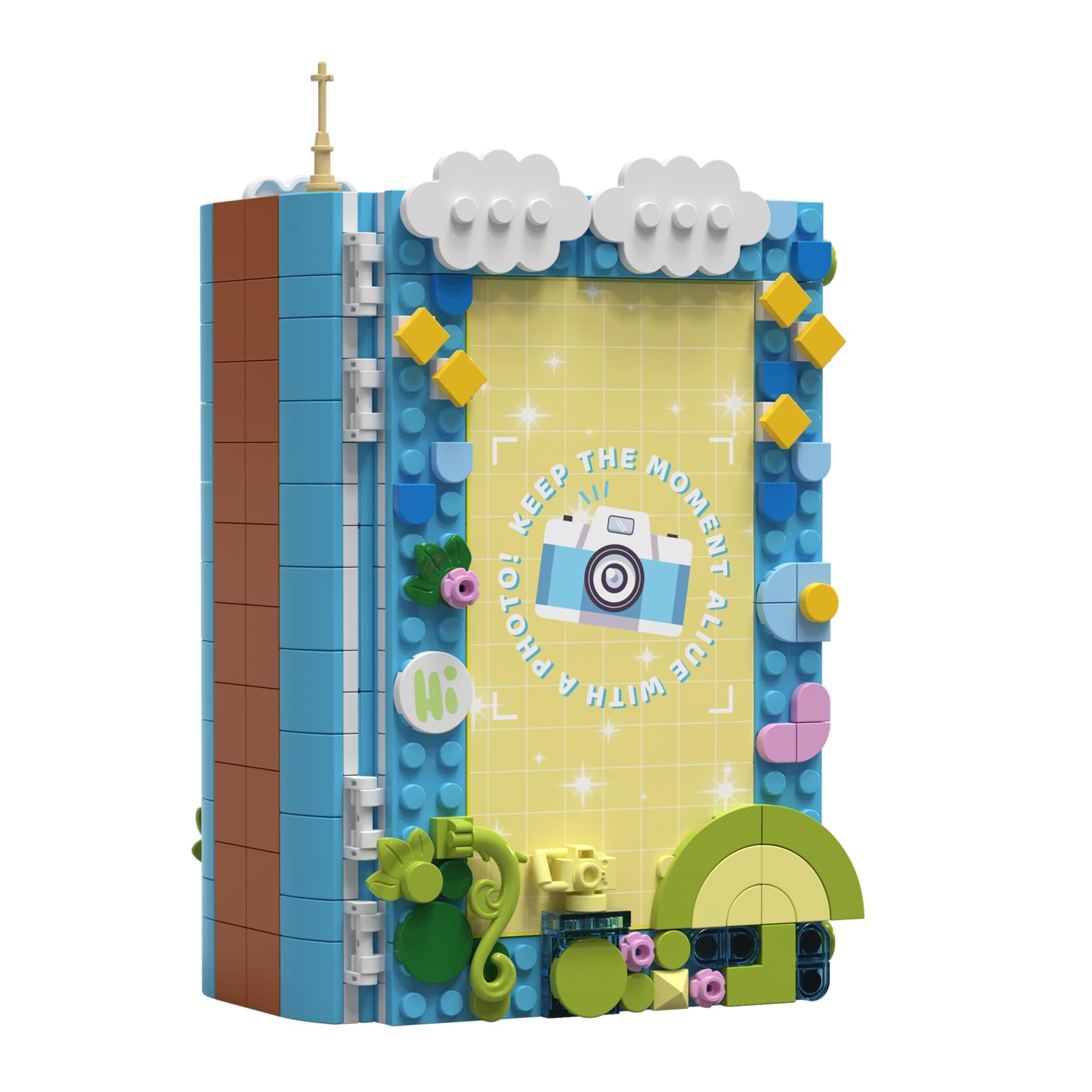 LULUFUN Blocchi Da Costruzione 3D – Set Creativo Album Fotografico A Tema Ufficio Postale, Regalo Per Adulti E Ragazzi