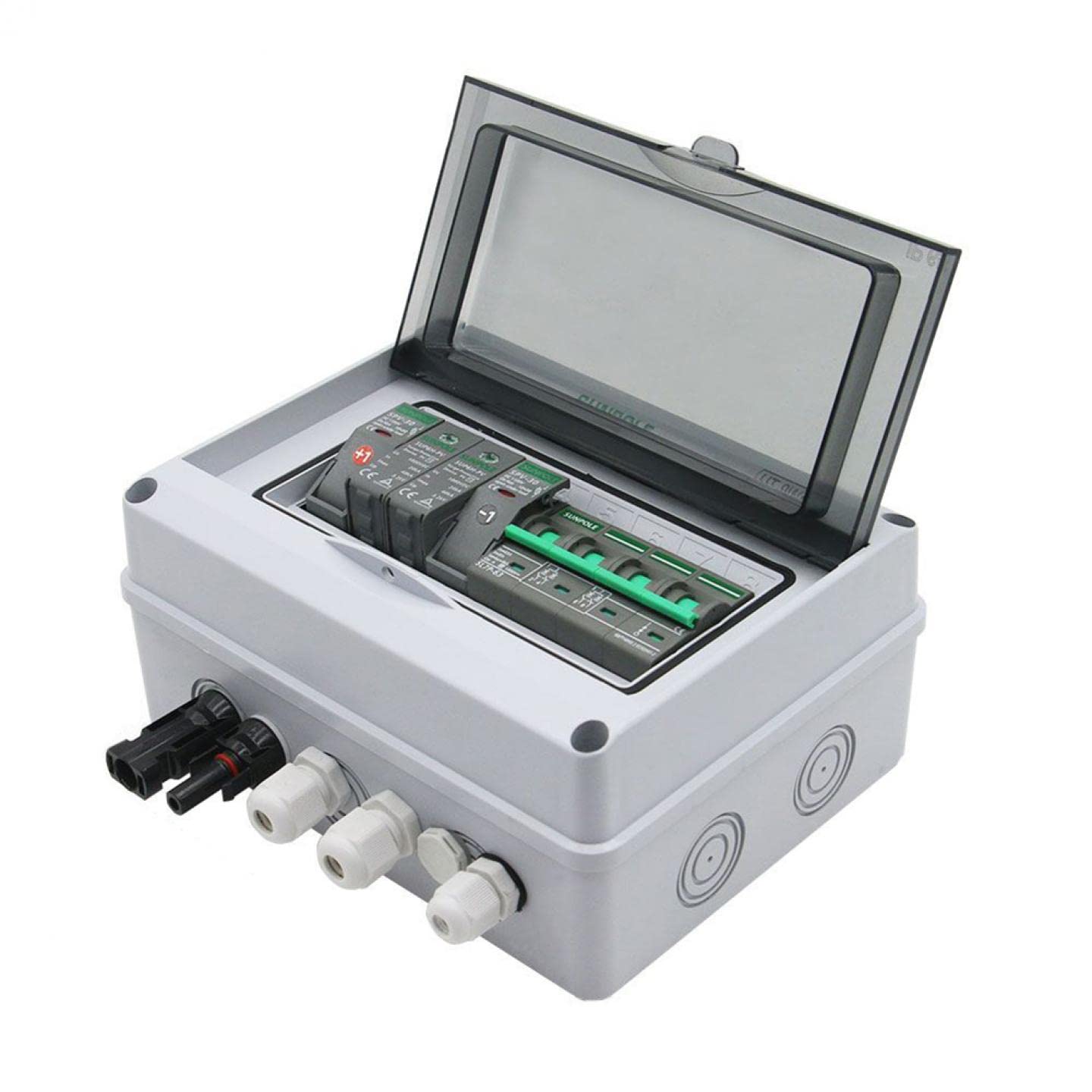 Solar PV Combiner Box 1000V IP65 – 3-in-1 Out, Wasserdicht Für Außenanlagen – Überlastschutz Inklusive